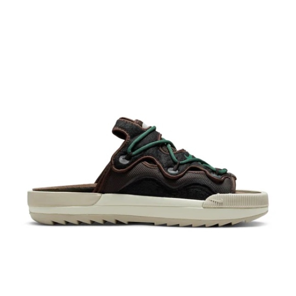 Nike Offline 2.0 Velvet Brown Noble Green Sandals DJ6229-200 Size 7